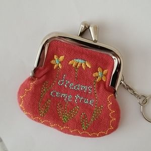 Coin holder keychain CUTE SUNFLOWER